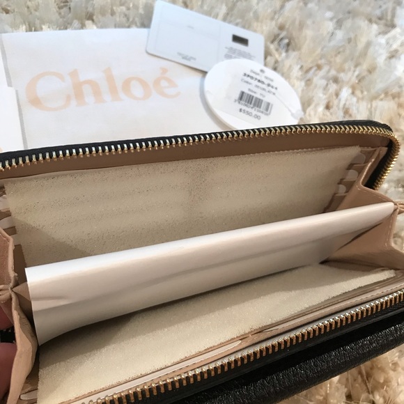 ❌Sold❌ Chloe Drew Zipped Wallet in Black - Picture 6 of 8
